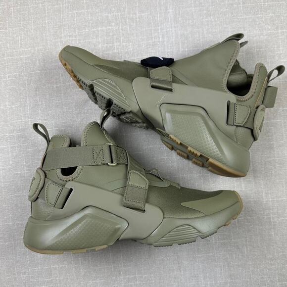 2017 Nike Air Huarache City "Olive" Women 10 - Picture 4 of 7